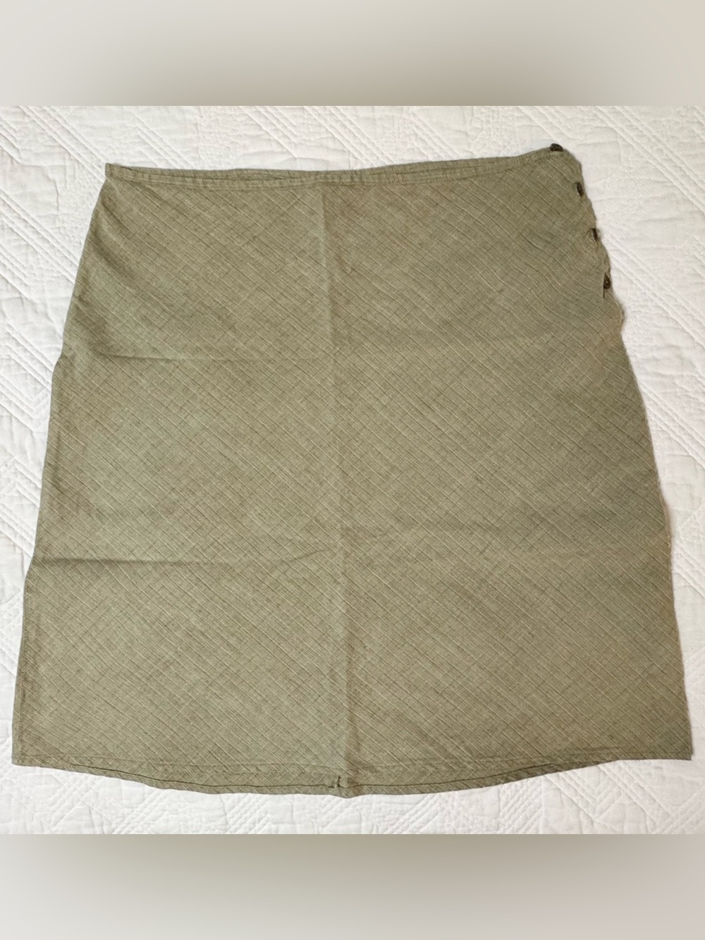 Patagonia Hemp A-Line Active Skirt Size 10 Beige Tan